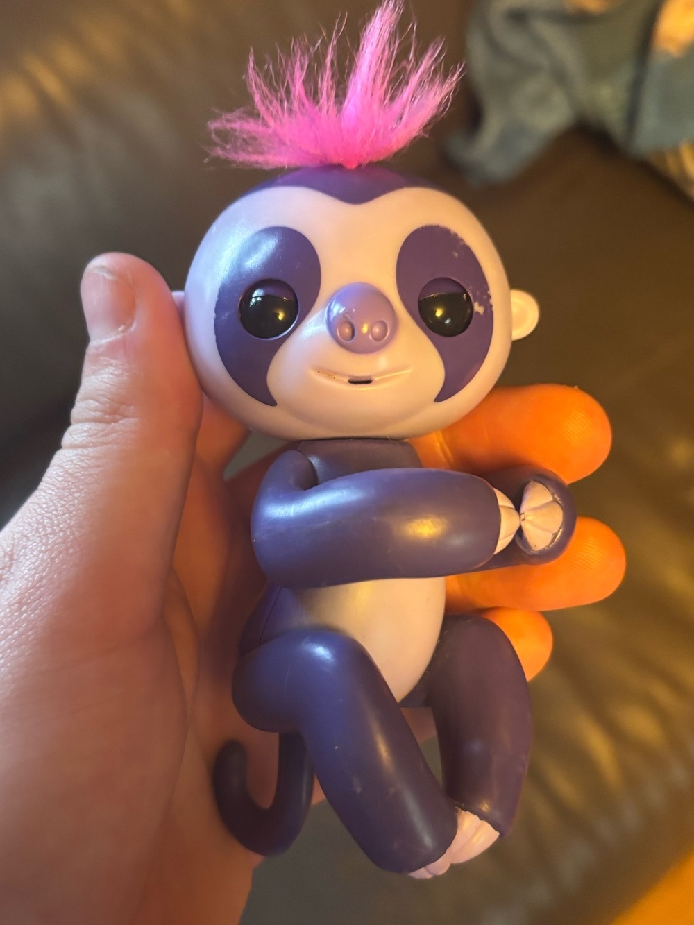 Fingerlings Purple Baby Sloth (Marge)